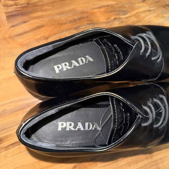 Prada Platform Loafers Sz 37.5 - Picture 6 of 7